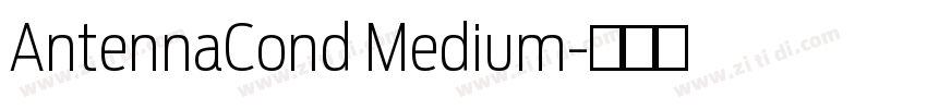 AntennaCond Medium字体转换